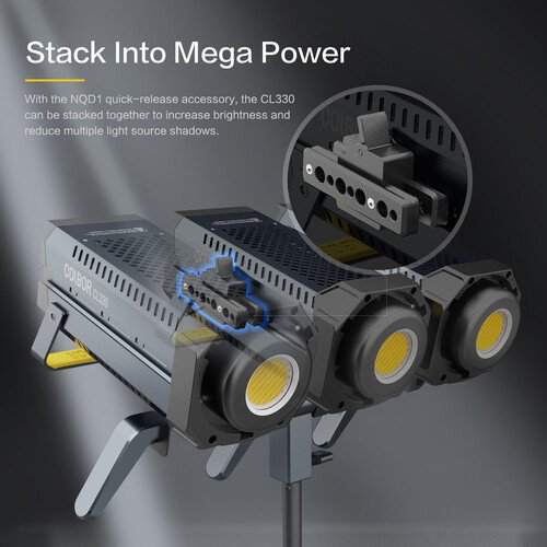 COLBOR 330W Bi-Color COB LED Video Light - Image 4