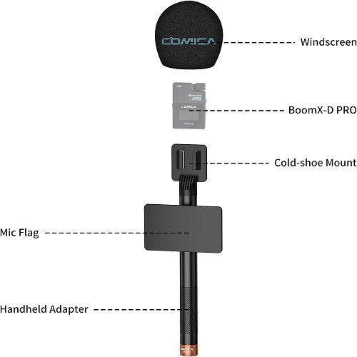Comica HR-WM Wireless Microphone Handheld Adapter - Image 5