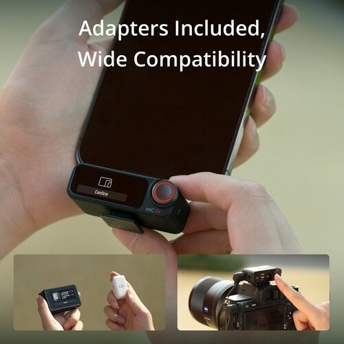 DJI Mic 2 Compact Digital Wireless Microphone System/Recorder for Camera & Smartphone - Image 3