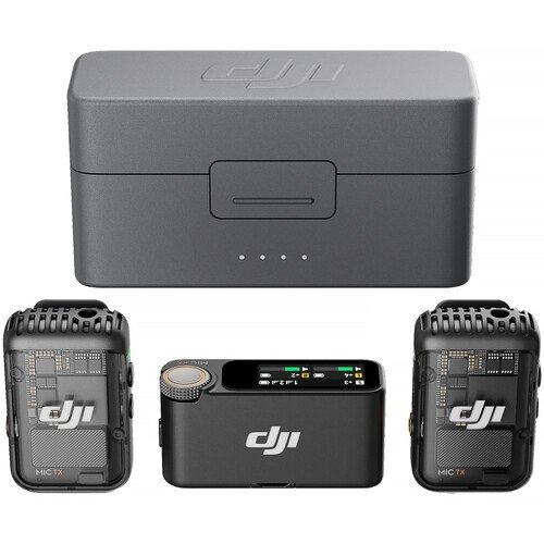 DJI Mic 2 Compact Digital Wireless Microphone System/Recorder for Camera & Smartphone