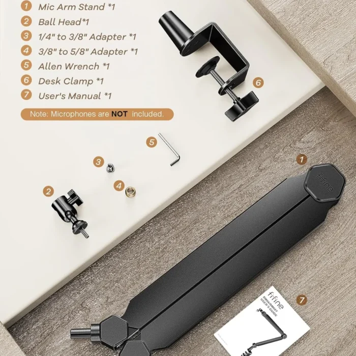 FIFINE BM66 PREMIUM BOOM ARM STAND - Image 9