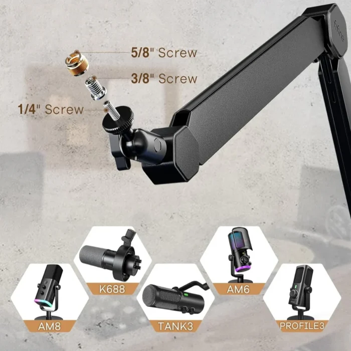 FIFINE BM66 PREMIUM BOOM ARM STAND - Image 4